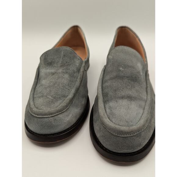 J Crew | Slate Green Winona Suede Loafers | Size 8.5 - Picture 3 of 12